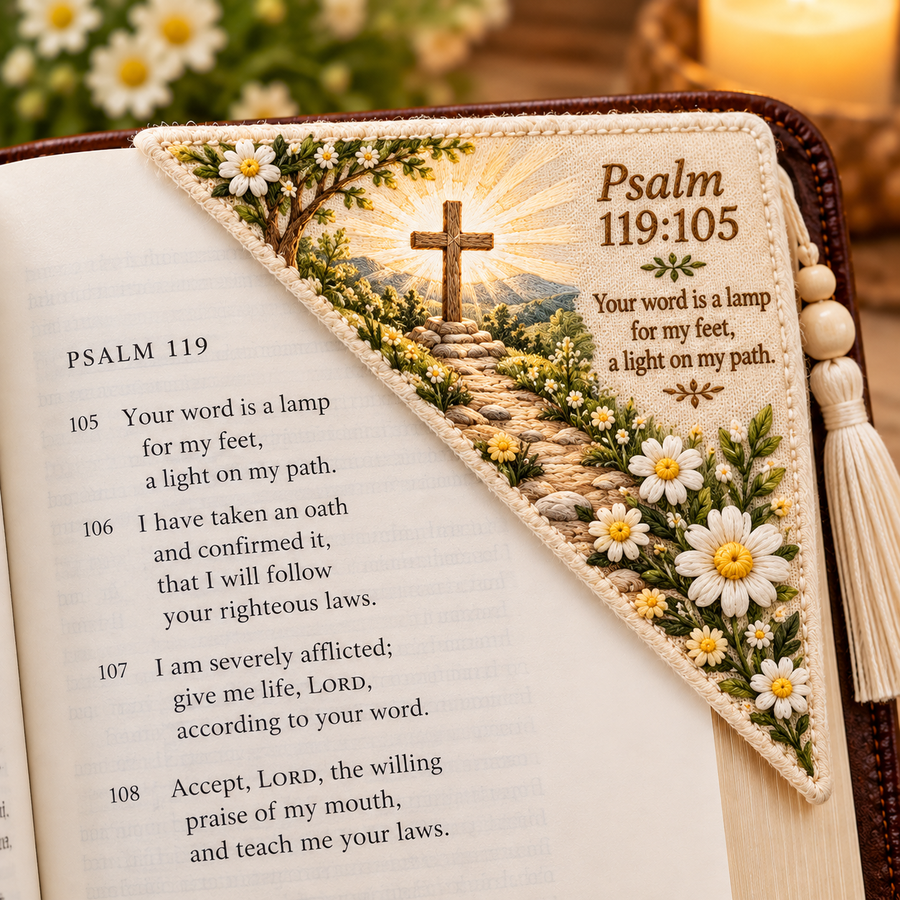 ️ Embroidered Bible Corner Bookmarks – homegoodscraft.com
