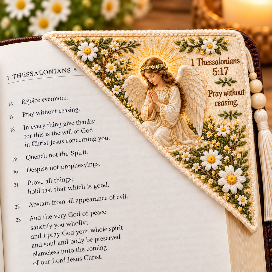 ️ Embroidered Bible Corner Bookmarks – homegoodscraft.com